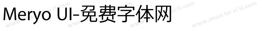 Meryo UI字体转换